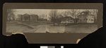 United Church Seminary panoramic view with main building and faculty housing, St. Anthony Park neighborhood, St. Paul, Minnesota